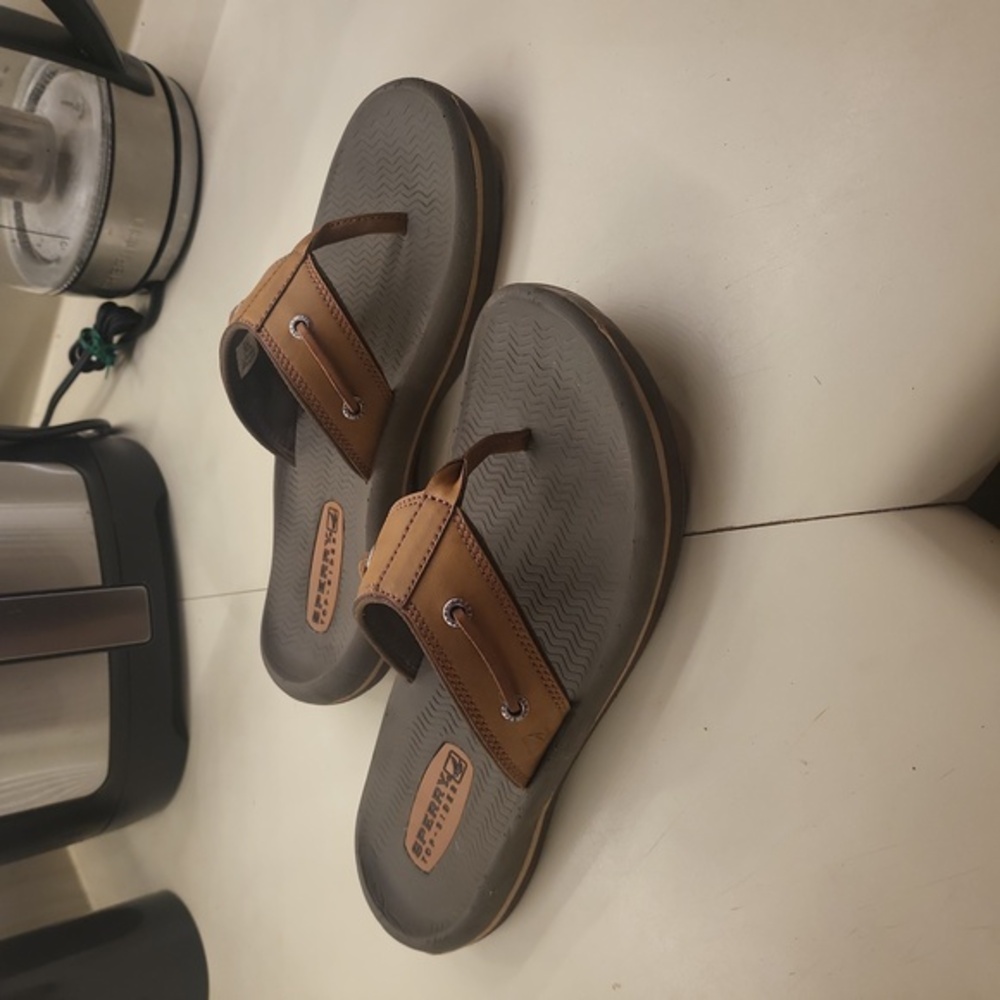 Mens used sperry top sider sandals